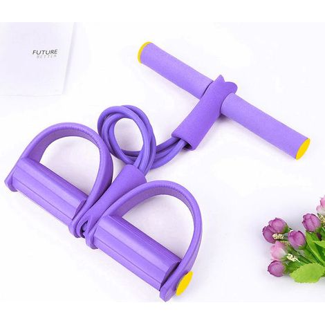 Ecleanfy - Bande de résistance multifonctionnelle, bande de résistance pour le fitness, 4 tubes élastiques en latex de haute qualité (1/5)