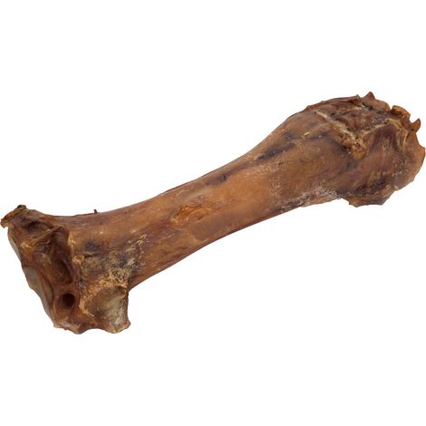 Beeztees getrocknetes Unterbein Rind rund, in Folie, Länge 22 - 24 cm Hundeleckerlis