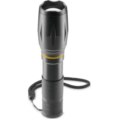 Hama LED-Taschenlampe W200, Batterien, Zoom, COB, Aluminium, 3 Modi Torcia tascabile 140 g