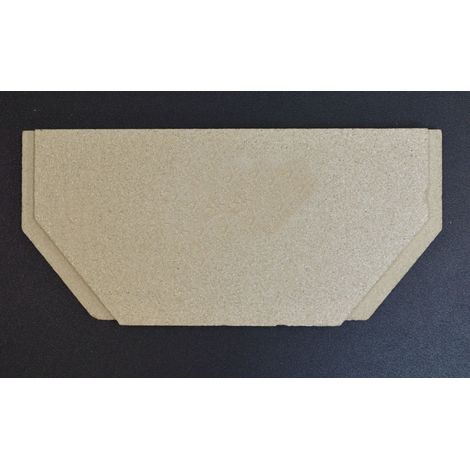Déflecteur en bas D pour poêles à cheminée Polar 8 de Oranier - vermiculite - dimensions d'encastrement parfaitement adaptées