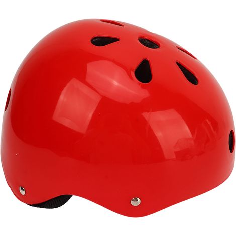 Casques de trottinette avec sangles réglables, légers et confortables pour enfants, adaptés au vélo, au roller et au longboard (rouge). (1/5)