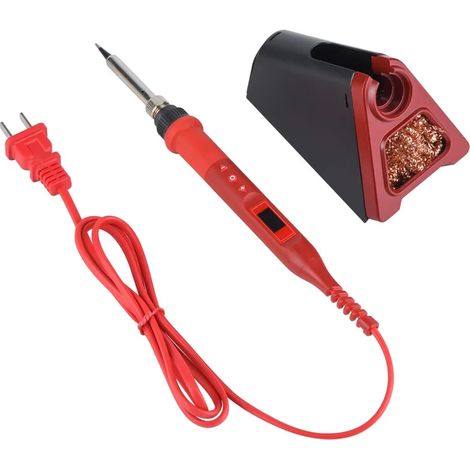 Kit de fer à souder numérique (100 W, 220 V), température réglable, outils de soudage, élément chauffant en céramique (1/4)