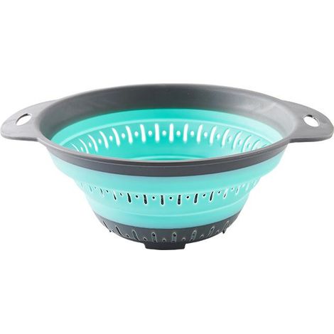 Panier de rangement cuisine pliable en silicone multifonctionnel pour fruits et légumes (1/5)