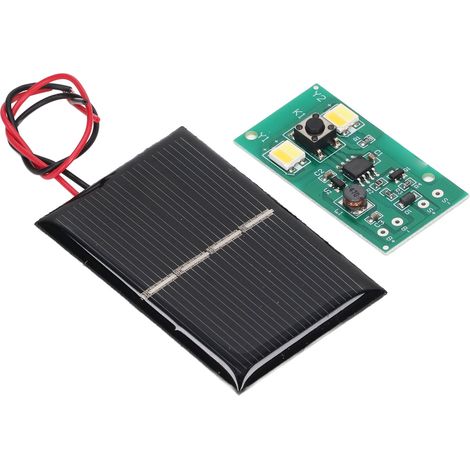 Panneau Solaire 1.2V Haute Performance pour Éclairage Extérieur Jardin (1/5)