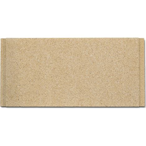 Déflecteur en bas A pour poêles à cheminée Reno D de Justus - vermiculite - dimensions d'encastrement parfaitement adaptées (1/3)