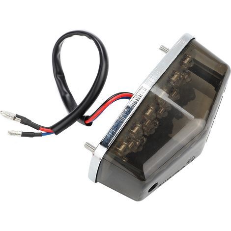 KIMISS Feu arrière de moto, feu arrière de moto LED, feu stop de stationnement, lampe accessoire de moto (fumé) (1/5)