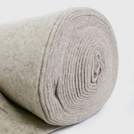 Feutre de laine de mouton en rouleau Fibra Natur, ép. 5mm - 15m x 1m