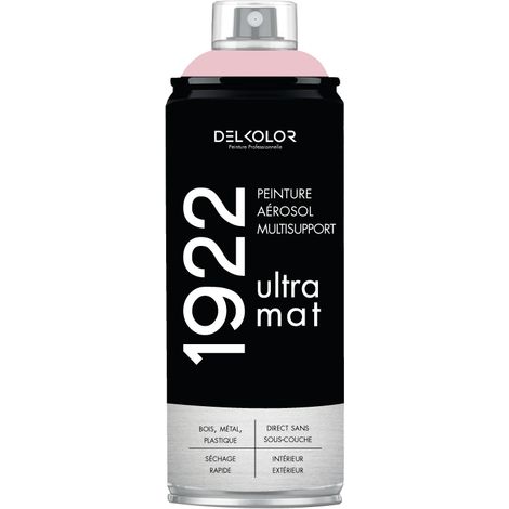 Delkolor 1922 peinture multi-support aérosol mat 400 ml Couleur: ROSE PASTEL (1/2)