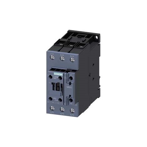 Contattore Potenza, Ac-3E/Ac-3, 80 A, 37 Kw / 400 V, A 3 Poli, 24 V Ac, 50 Hz, Contatti Ausiliari: 1 No + 1 Nc