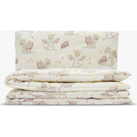 Ropa de cama infantil con relleno de dragón