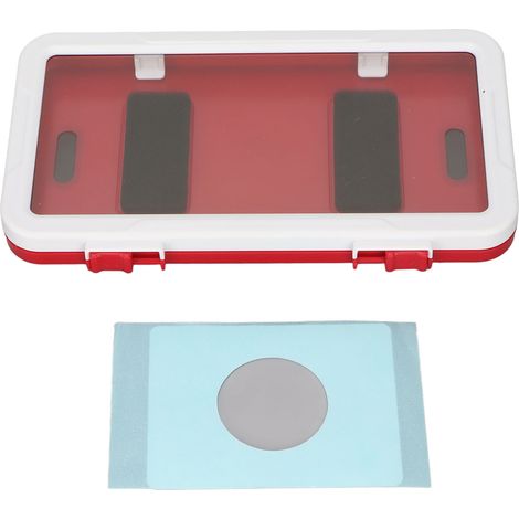 Wasserdichter Dusch-Handyhalter, 360°-Drehung, Wandmontage, hohe Empfindlichkeit, weiß. (1/5)