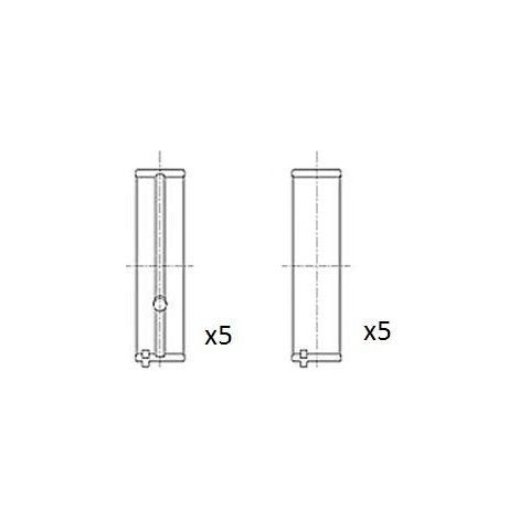 Coussinet de paliers de vilebrequin FAI AutoParts BM1038-STD SUZUKI 0113 48