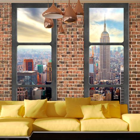 Fotomurale adesivo - The view from the window: New York - 441x315 (1/4)