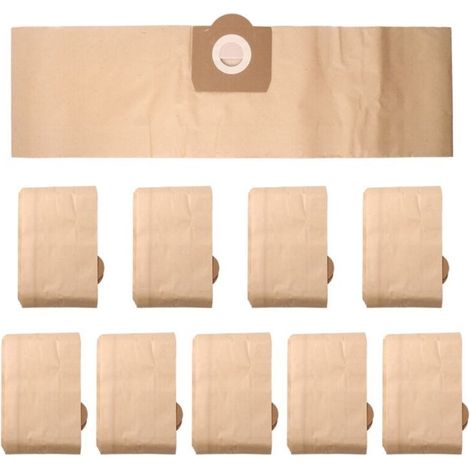Packung mit 10 Papierfilter-Staubbeuteln 6.959-130.0 2201/2204/2504 für WD3 WD3P Nass- und Trockensauger