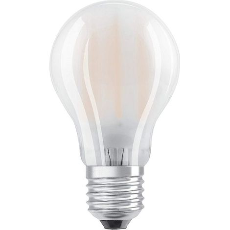 Lumière LED, ampoule de forme classique avec culot à vis : remplacement E27 4W, dépoli, 2700 K, paquet de 2 (1/5)