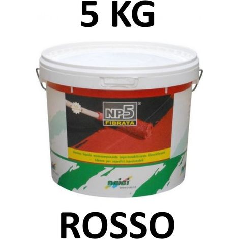 Guaina liquida colorata np5 5kg rossa