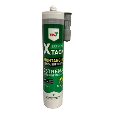 Masilla tec7 x-tack adherencia inicial 600 kg/m² gris