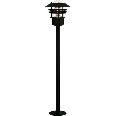 Vejers NORDLUX Baliza exterior E27 max 60W negra para uso junto al mar NORDLUX