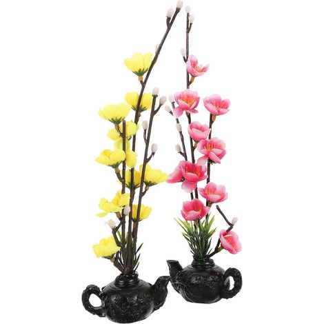 Assiette à sushis décorée de motifs floraux, style japonais, ornement pour la maison, ensemble de 2 pièces (1/5)