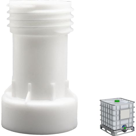 Accessoire de réservoir IBC, adaptateur de robinet IBC, S60 x 6, rallonge entretoise, récipient IBC, 1000 l, accessoire pour réservoir d'eau (1/5)