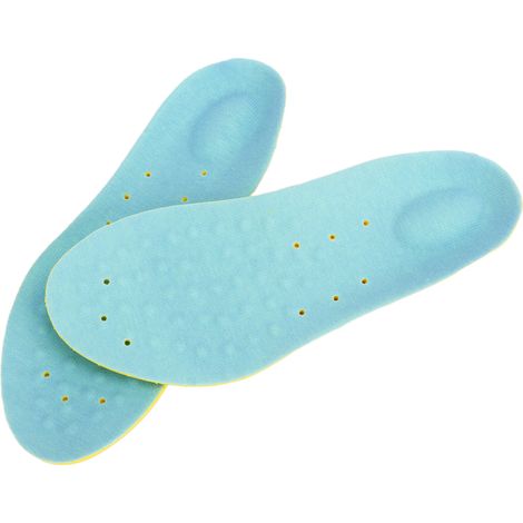 Semelles intérieures pour bottes de travail, amortissantes, anti-fatigue, respirantes et confortables, avec soutien de la voûte plantaire. Taille S. (1/5)