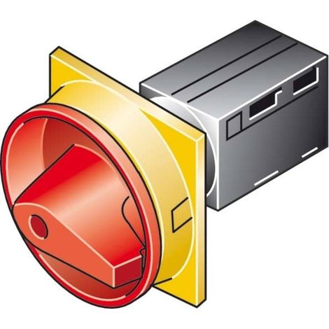 Eaton TM-2-8293/E/SVB Interruttore a camme con la barra di chiusura 10 A 690 V 1 x 90 ° Giallo, Rosso 1 pz. (1/3)