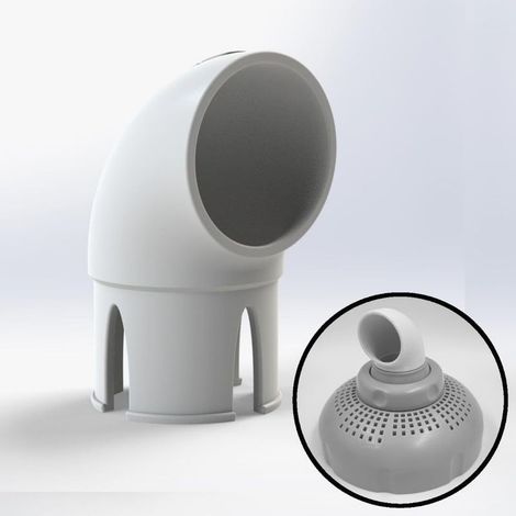 Buse d'aspiration rotative pour piscine, très populaire, compatible avec les accessoires de sortie de buse Intex de 38 mm (1/5)