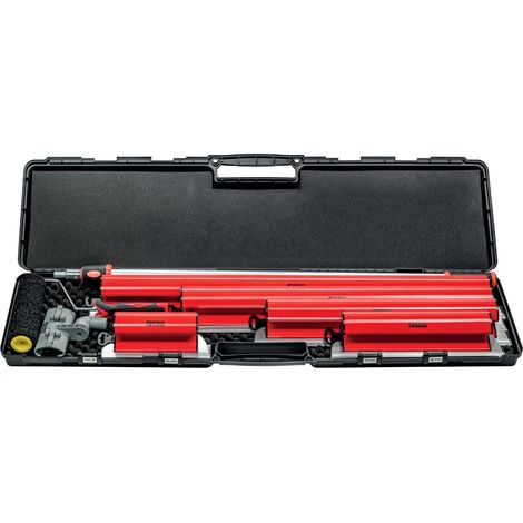 Ensemble de spatules à enduire avec lames interchangeables 25-100 cm – Lames en acier inoxydable – Manche télescopique 1,05-1,90 m (1/5)