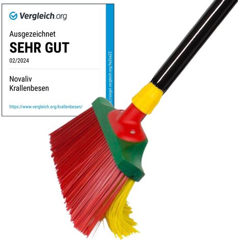 Novaliv Kehrgarnituren  Besenkopf mit Stiel (1/5)