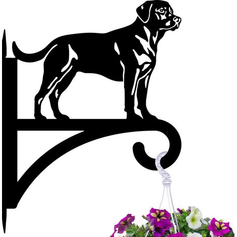 Gancho de pared para plantas Labrador, gancho metálico para exteriores, adecuado para colgar plantas, macetas, faroles, etc. (1/5)