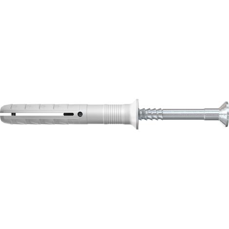Cheville à frapper N 8x60/20 avec vis tête fraisée en acier électrozingué/Boite de 100 (1/3)