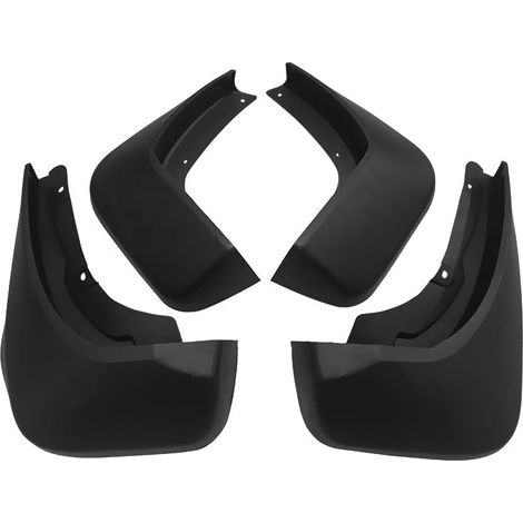 Leather mud flaps (black) suitable for Land Rover Discovery 5 2017-2020.--BIEMMEDUE