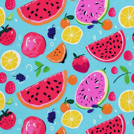 Tela decorativa para exteriores Oxford - Motivo frutal  DX6666 (1/5)