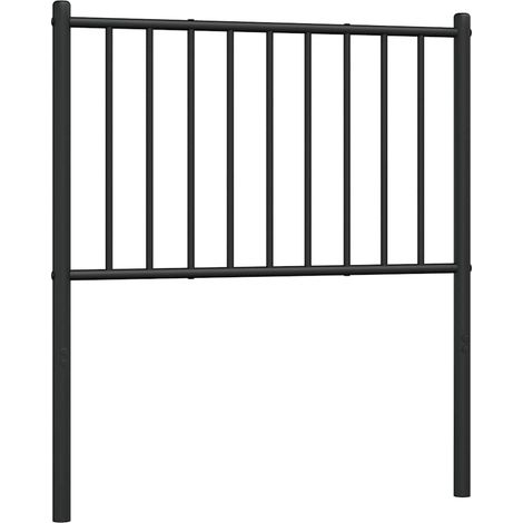 Maison Exclusive - Ersatz-Kopfteil Metall Schwarz 75 cm