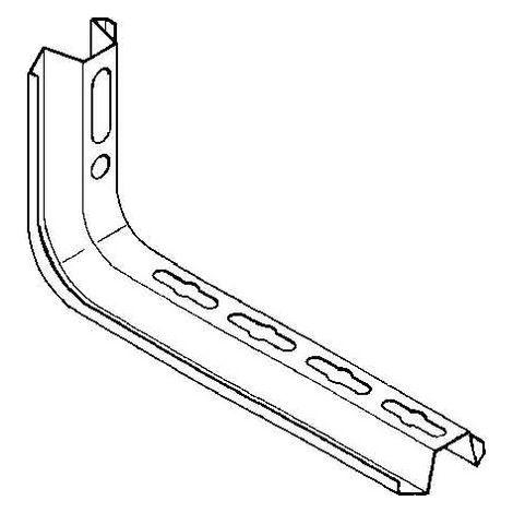 Consola niedax tks 100 acero galvanizado capacidad 1.5 kN