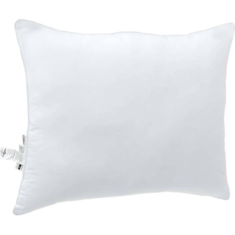 Lot de 2 Oreillers de Lit Doux et Respirants Rembourrage Polyester Blanc 70 x 60 x 20 cm (1/5)