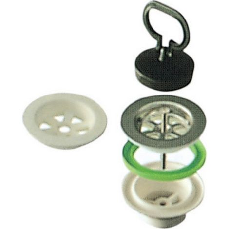 PILETTA PER LAVELLO CERAMICA 1.1/2 D.80. Prezzo per 1 pezzo. (1/2)