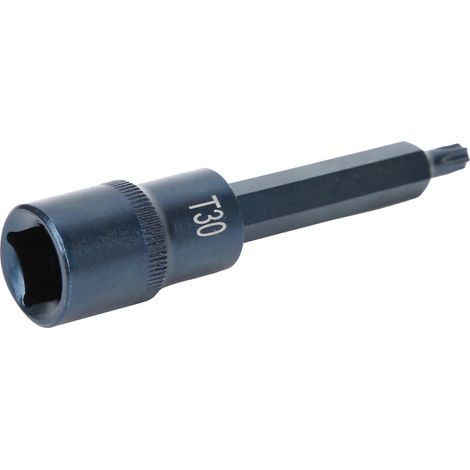 Embout de douille Star S2 en acier allié, clé électrique rapide, finition bleuie, blister 1/2 x 100 x 30 (1/5)