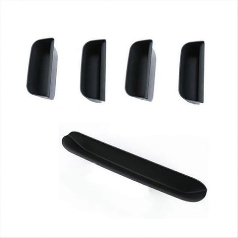 Porte-gobelets latéraux pour Tank 300 2021-2023, boîte de rangement d'accoudoir de portière, accessoires intérieurs de véhicule, organisateur pratique pour petits objets, ensemble de 2 pièces, noir, c (1/5)