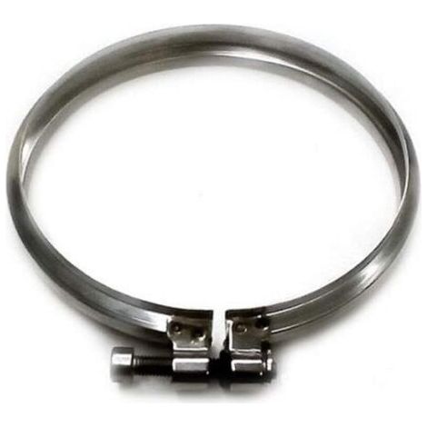 Collier de serrage pour cheminée en acier inoxydable (DN 200) (1/5)