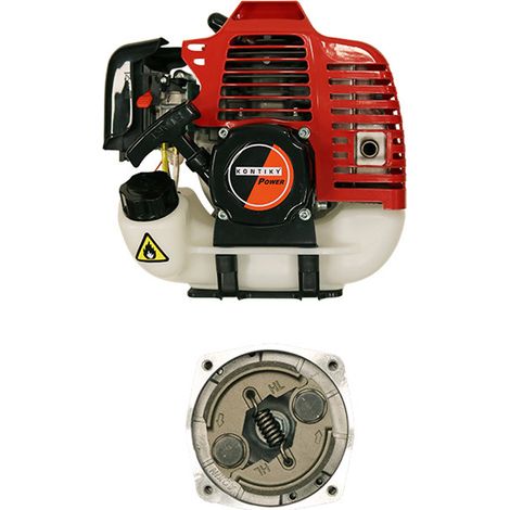 MOTORE RICAMBIO PER DECESPUGLIATORE 2T CILINDRATA 52cc FRIZIONE Ø76mm ERREZETA