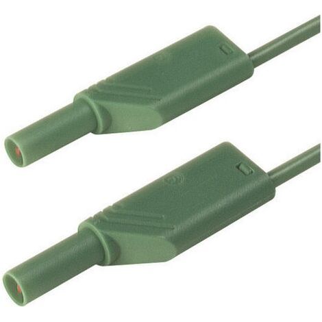 Hirschmann Test & Measurement MLS WS 100/2,5 gn Sicherheits-Messleitung Lamellenstecker 4 mm Lamelle (1/3)