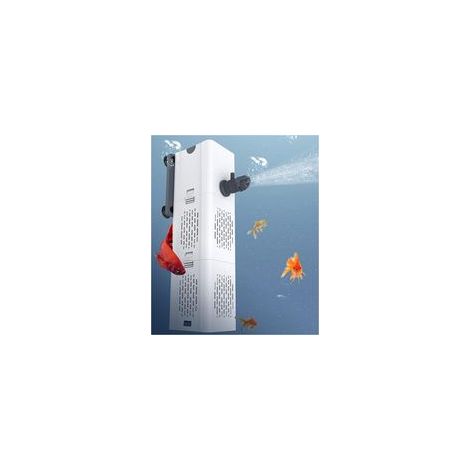 Pompa sommergibile per acquario 500-1000 l/h, filtro di aerazione per ossigeno, pompa dell'acqua 6-25 W adatta per acquari (15 W 1000 l/h (267 GPH)) - Crezuo