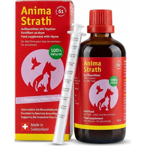 Anima-Strath au Thym 100ml - Sirop Bronchique Naturel pour Chiens et Chats (1/5)