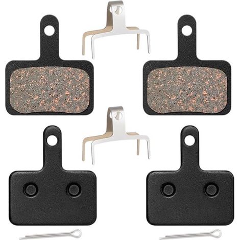 Fahrrad-Scheibenbremsbeläge, 2er-Set, Harz & Halbmetall – Passend für Shimano B01S/B03S/B05S & Passend für MT200/MT400/MT500 (1/5)