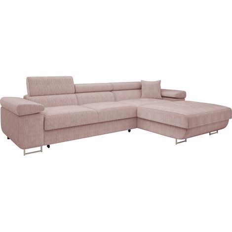 Sofá rinconero Comfivo Vinetum II, Poso 52, Función de descanso, Almacenaje, 280x170x70cm, 0