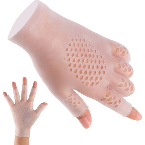 1 Paire de gants de fitness légers et respirants pour la salle de sport, gants d'entraînement rembourrés de gel antidérapant pour hommes et femmes, pour prévenir les cors et les douleurs aux mains, bl (1/4)