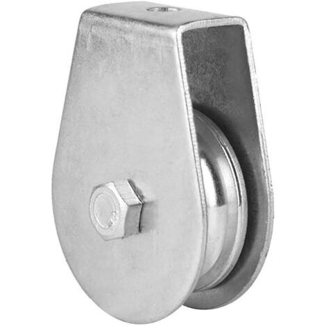 Pair Bloc de poulie, rouleau de poulie de poids de levage 0.3T poulie simple rouleau de poulie pivotant à faible usure roue de levage Durable pour câble métallique(03) (1/5)