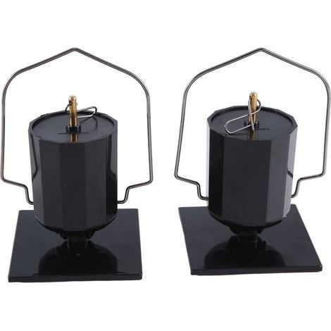 Rotierender, solarbetriebener Hängedisplaymotor mit Windenergie-Spinner und Mehrzweckhaken (2 Stück) (1/5)