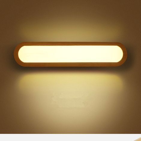Nordic Solid Wood LED Wall Lamp Indoor Decorative Lighting Bedroom Corridor Staircase Creative Square Wooden Cabinet Reading Lamp (1/5)